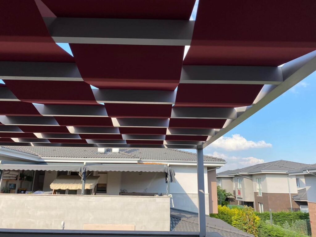 Ahşap pergola tente